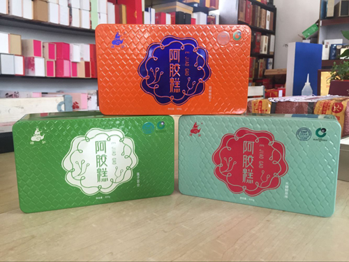 新品阿胶糕铁盒