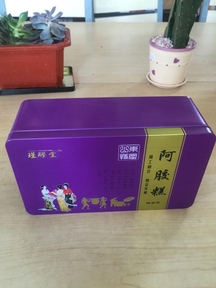 新品阿胶糕铁盒