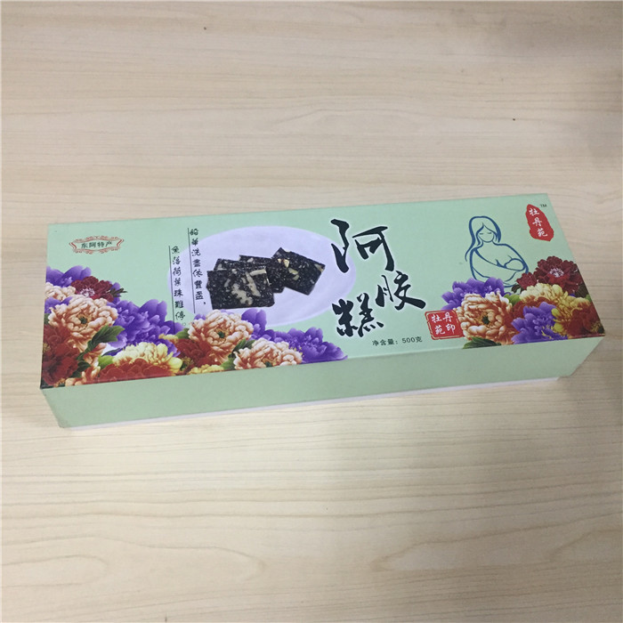 天地盖新品阿胶糕木盒