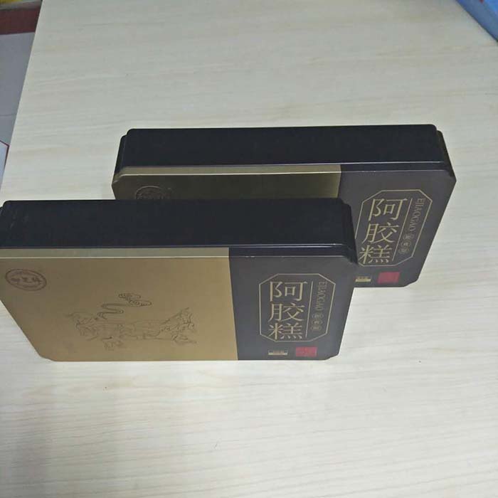 新款500g阿胶糕铁盒